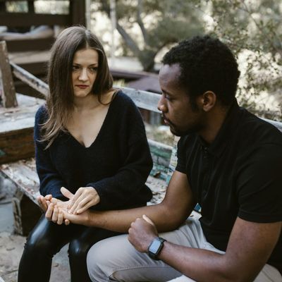 Man holding a difficult balance pose with perfect form.